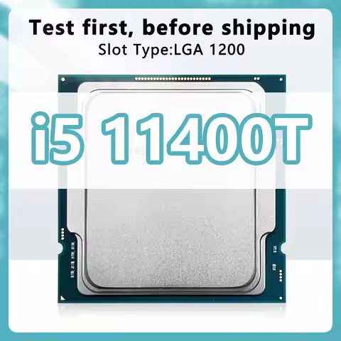 Core i5-11400T CPU 14nm 6 Cores 12 Threads 1.3GHz 12MB 35W 11th Generation Processor LGA1200 for Z49