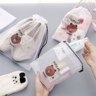 JG MULTIPURPOSE BEAR MOTIF BAG 16X20 18X25 20X30 / TRAVEL POUCH COSMETIC SHOE BAG 16 X20 18 X 25 20 