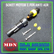 Waterproof 1 Pin Motorcycle Socket - 1 Pin Car Socket Sold Per 1se