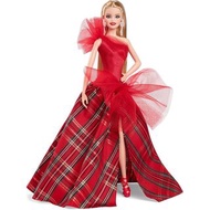 (限時特價代購)2024年節日限量紀念版 Holiday Barbie Blonde Dress-up Doll Signature 收藏系列 芭比娃娃服裝穿搭公仔人偶套裝 (一個)