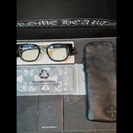 Chrome Hearts 克羅心 DUCK BUTTER BK/SS 純銀鏡腳眼鏡｜經典黑框光學鏡框｜精品眼鏡｜杰瑪眼鏡