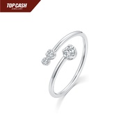 Top Cash Jewellery 10K Lab Grown 2 to 1 Diamond Ring