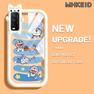 MHKEID Casing Ponsel untuk VIVO Y20 Y20i Y20s Y12s Y20 2021 Y11s Y12A Y20T Y20S M Y20S D Case siliko