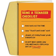 Funny Teenager Birthday Card, Hilarious 13th 14th 15th 16th 18th Birthday Card for Friends, Humor Bd