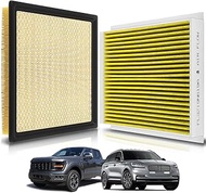 AUTOKAY FL3Z19N619A FA1883 Engine and Cabin Air Filter Set Fit for Ford Expedition 2018-2024 F-150 2