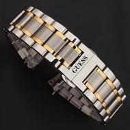 3/11✈GUESS Gales watch with stainless steel bracelet butterfly buckle men and women metal models 14/20/22mm