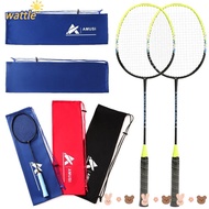 WATTLE Badminton Racket Bag, Portable Velvet Racket Drawstring Bags, Drawstring Protective Pouch Thick Badminton Racket Cover Sport
