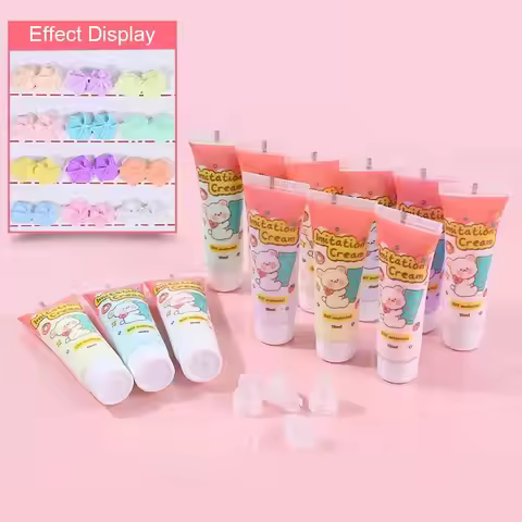 15ml Cream Glue Diy Mobile Phone Material Homemade Stationery Card Accessories Hairpin Box Goo Resin