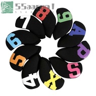 AARON1 Golf Iron Headcover 4-9,P,S,A, X Golf Putter Accessories 10Pcs/set Iron Wedge Protector Prote
