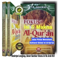 Book FOCUS CONTENTS and THE MEANING OF THE QUR'AN The Path of the Pintas Understanding the Substance