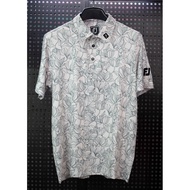 Fj golf shirt with pattern, detailed embroidered logo, beautiful seams