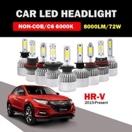 【2PCS】 High quality LED Car Headlight Hi/Lo Beam Bulbs For 2015-2024 HONDA HRV HR-V 8000LM 72W COB 6