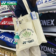 2024New YONEX Yonex Badminton Bag yy Handbag BA319CR Casual Canvas Tote Bag YGLS