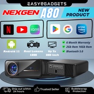 NEXGEN NEW MODEL A80 Projector Android 11 With Auto Focus And Android Tv