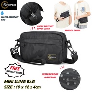 SP003) [SCENTED BAG] 4 IN 1 DESIGN JAPAN DESIGN Water Resistant SNIPER SMALL SLING BAG POUCH BAG WAL