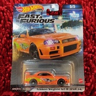 Hotwheels Nissan Skyline GT-R (BNR34)