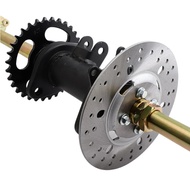 800mm/810mm Rear Axle Assembly With 190mm Brake Disc 530-32T Sprocket Hub For 150cc 200cc 250cc ATV 