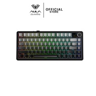 คีย์บอร์ดไร้สาย - AULA F75Max - Display Gasket Mechanical Keyboard คีย์ไทย รับประกัน 2 ปี