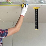 DOREEN Ceiling Leveling Ruler, Light Steel Magnetic Equal Height Ruler, Professional Tool Graduated 