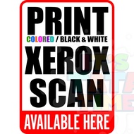 ♞Print Xerox Scan Signage for Business