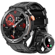 Military Smart Watches for Men, 5ATM Waterproof Rugged Smart Watch with Bluetooth Call (Answer/Dial