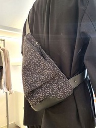 英國outlet代購 英國直送 LOEWE MEN BAGS Anton Logo-Jacquard Canvas and Leather Sling Backpack Calfskin Should