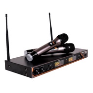 UR6S Professional UHF Karaoke Wireless Microphone System 2 Channels Cordless Handheld Mic Mike For S