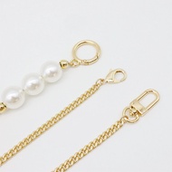 Ingenious Moon Sihui lv Mahjong Bag Chain Shoulder Strap Modified Accessories Pearl Chain Three-in-O