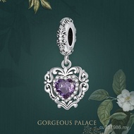 Pendant SCC2181 Accessories Love Classical Silver Rhyme Purple Palace Style Beaded s925 Silver Hot S