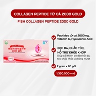 COLLAGEN PEPTIPE - Collagen tiểu phân tử GOLD 2000MG  1 HỘP 30 GÓI 2GRAM/GÓI x 3 hộp