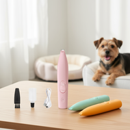Cordless Electric Trimmer for Pet Grooming - Dog Paw Fur Clippers Kit Rechargeable for Small Cats, D