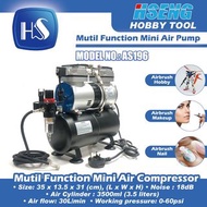 全新 ⚡ HSENG 浩盛 ⚡ AS196 雙馬達氣泵連3.5升氣缸 配水隔 布喉 高清化妝 模型制作 美甲 (自動停機)