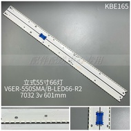 2 Items * V6ER-550SMA/B-LED66 _ R2 BN96-39601A/02A 39595A/96A 66 Lights