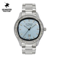 นาฬิกาข้อมือผู้หญิง US Master Polo Club รุ่น USM 230716 ขนาดตัวเรือน 33 มม.สาย Stainless