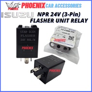 LORRY ISUZU NPR 666 24V (3 Pin) FLASHER UNIT SIGNAL Relay | PARTS FU-41666-24V Truck