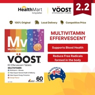 [SG] VOOST Multivitamin Effervescent Vitamin Supplement (Support Blood Health)  20 / 60 Count