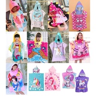 Character Poncho Towel/ Children's Towel Hoodie Towel Boy &Girl size 60x60cm