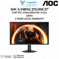 AOC 27G50Z GAMING MONITOR 27" GAMING MONITOR ( 27" FAST IPS FHD / 0.3MS / 260HZ / ADAPTIVE SYNC / HD