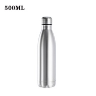 Vacuum Flask Drinkware Outdoor Travel Sports Drink Bottles 500/ 750/1000ML Hot Cold Water Cola Bottle Single Wall Water Bottle Stainless Steel