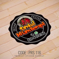 ⭐STICKER LABEL PRODUK STICKER SAMBAL MIRROCOAT (PRS 116) PELBAGAI SAIZ BOLEH EDIT INFO