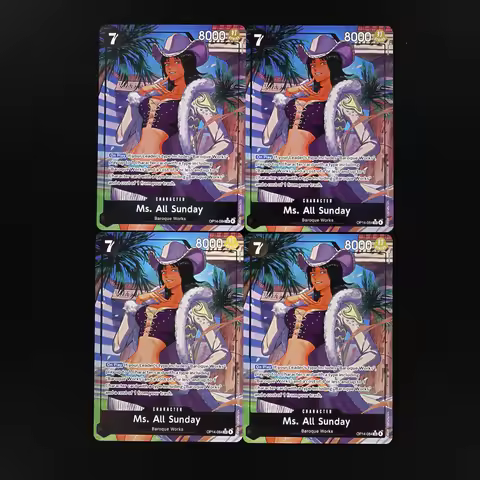 One Piece TCG OPCG English OP14-084 Robin SR 7 Cost Robin Black Robin Textured Foil Embossed Card An