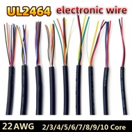 UL2464 Electronic Wire Tinned Copper Multi-Core Power Wire 22AWG Signal Connection Wire -2/3/5  mete