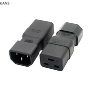 Kans IEC320 Male C19 to Female C14 Power Adapter Mains Extension Connector vn
