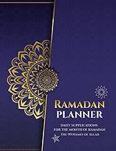 Ramadan Planner &amp; Journal: A Month of Supplication, Righteousness, Fasting and Mercy | Quran Tracker, 99 Names of Allah, Meal Planner, Sunnah Habits , Revert Friendly for Men and Women and girl