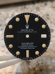 Used Rolex Sea-dweller 1665 service dial