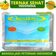 DOXERIN PLUS 100 GR - Obat Unggas Ayam Snot Pernafasan Complex Mensana