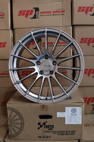 (4วง) ล้อแม็กลาย RS05/H-8 ขอบ18 กว้าง8.5 นิ้ว 5รู114.3 ออฟ35 HYPER BLACK/YUSTA