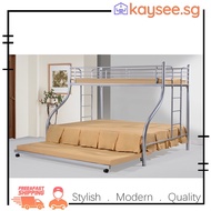 kaysee|Sylvana Metal Double Decker|Bunk Bed Frame|Bedroom|Hostel