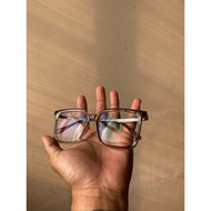 Dr. Glasses Korean Specs Design Original - Preloved (Transparent Frame/Grey)