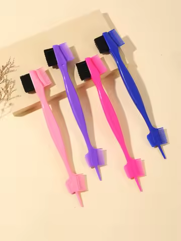 1pc of anti-static hair care comb double-sided edge control brush suitable for hair care comb tools 